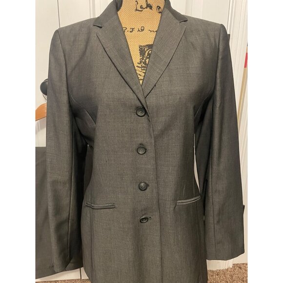 Casual Corner steel grey suit - Picture 2 of 6